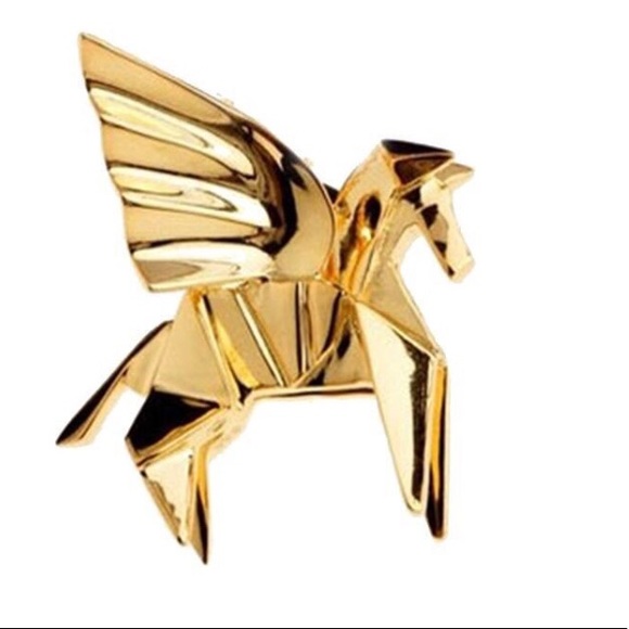 Pegasus Origami Brooch Pin Boutique